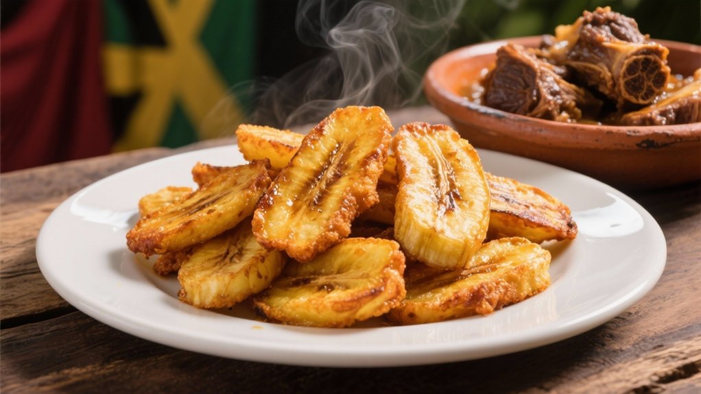 golden caramelized plantains delight