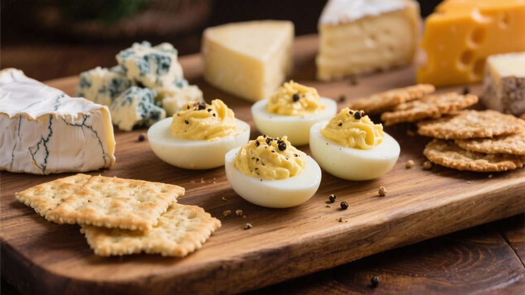 gourmet cheese and crackers
