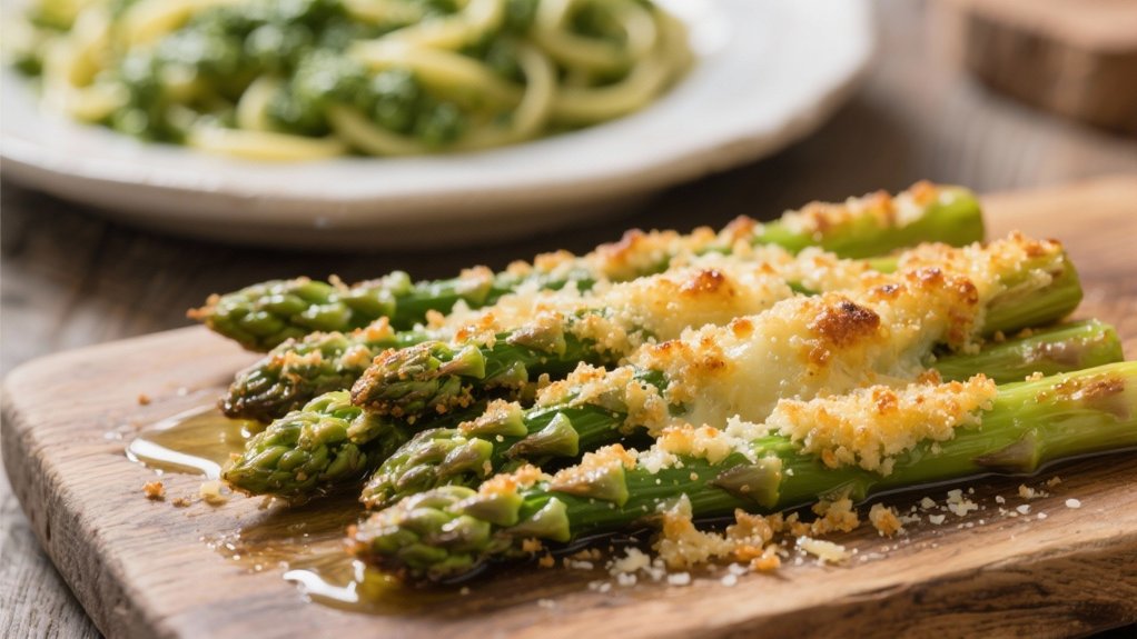 gourmet parmesan asparagus side