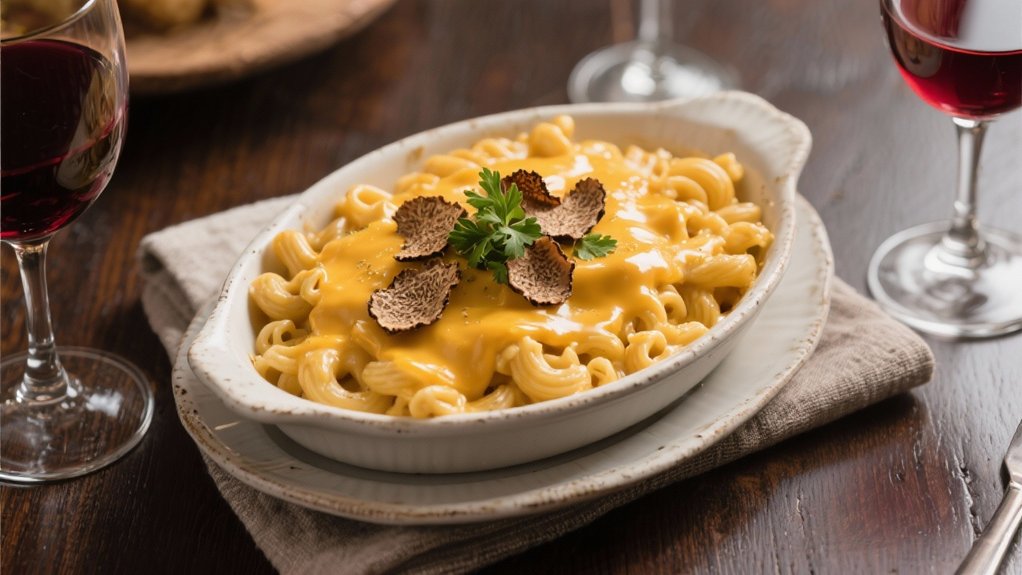 gourmet truffle mac and cheese