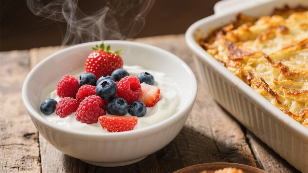 greek yogurt berry parfait