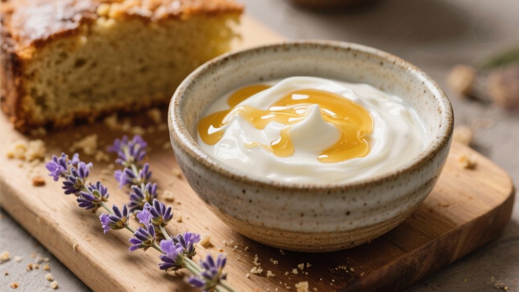 greek yogurt lavender honey