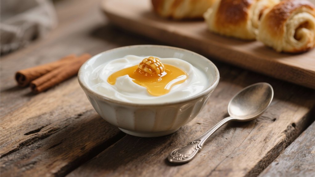 greek yogurt with honey