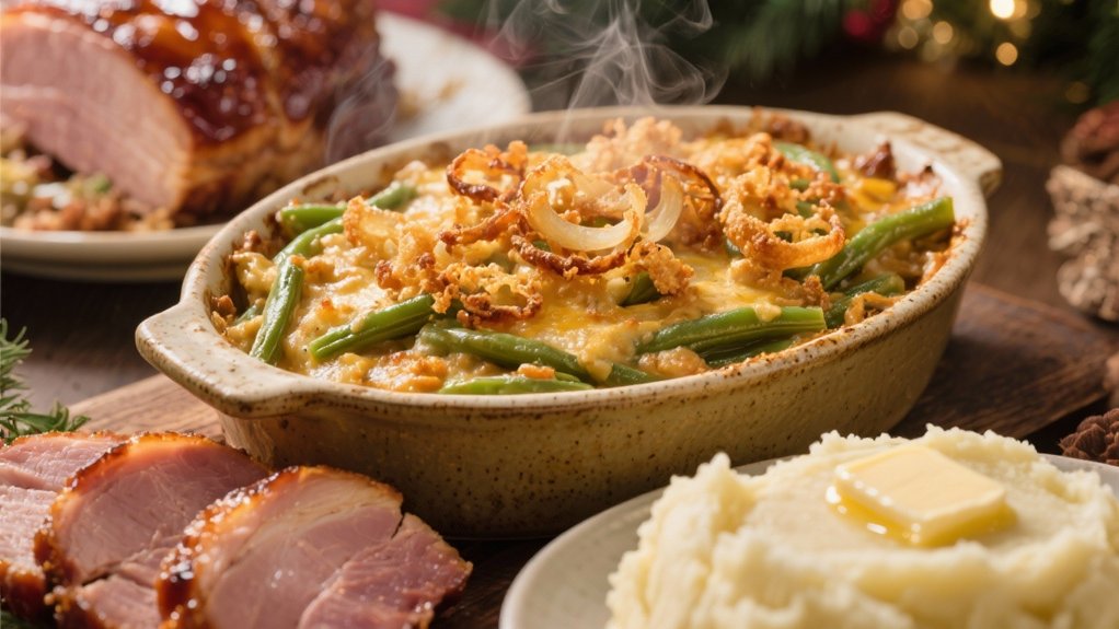 green bean casserole preparation