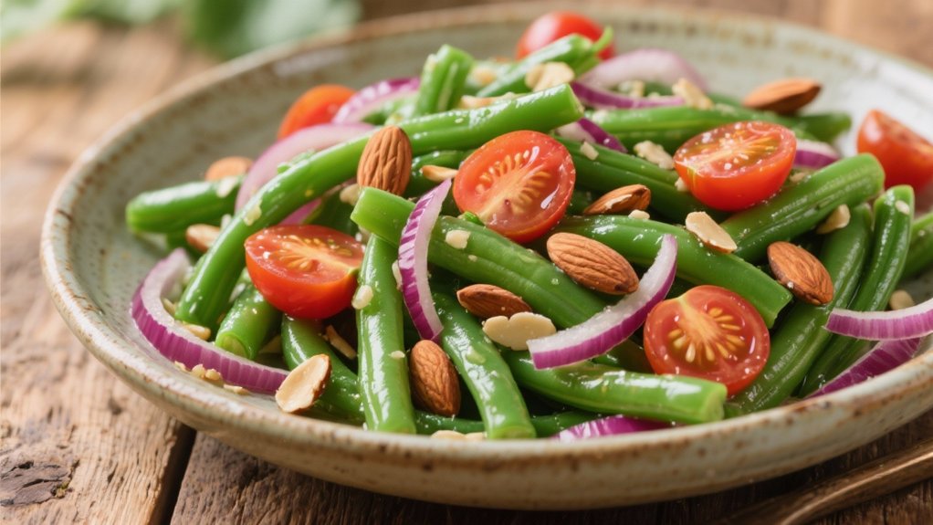 green beans enhance potato salad