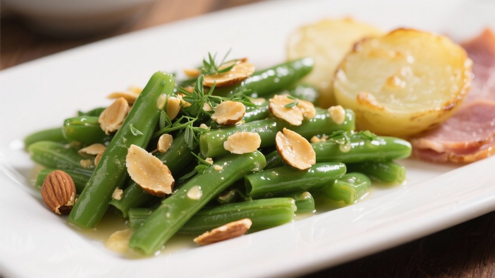 green beans with almonds