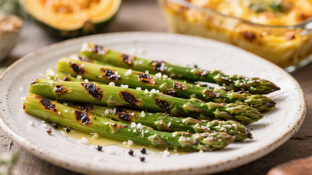 grilled asparagus complements casseroles