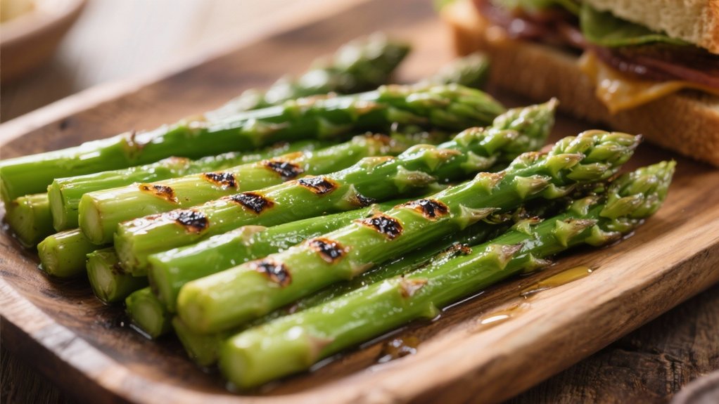 grilled asparagus enhances flavors