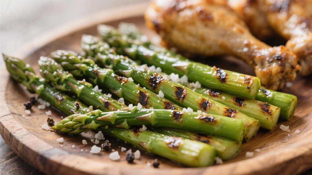 grilled asparagus enhances flavors