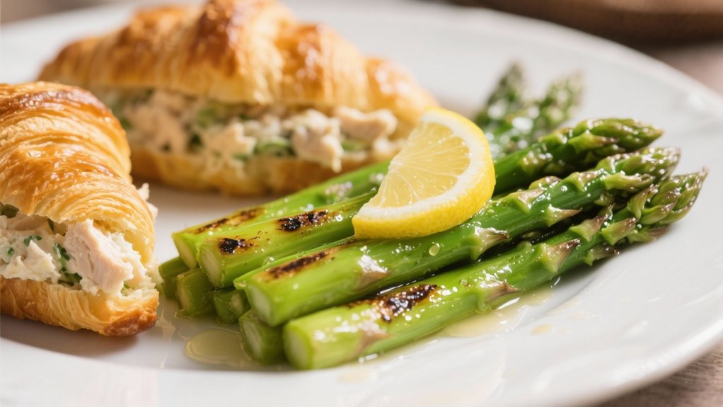 grilled asparagus lemon zest