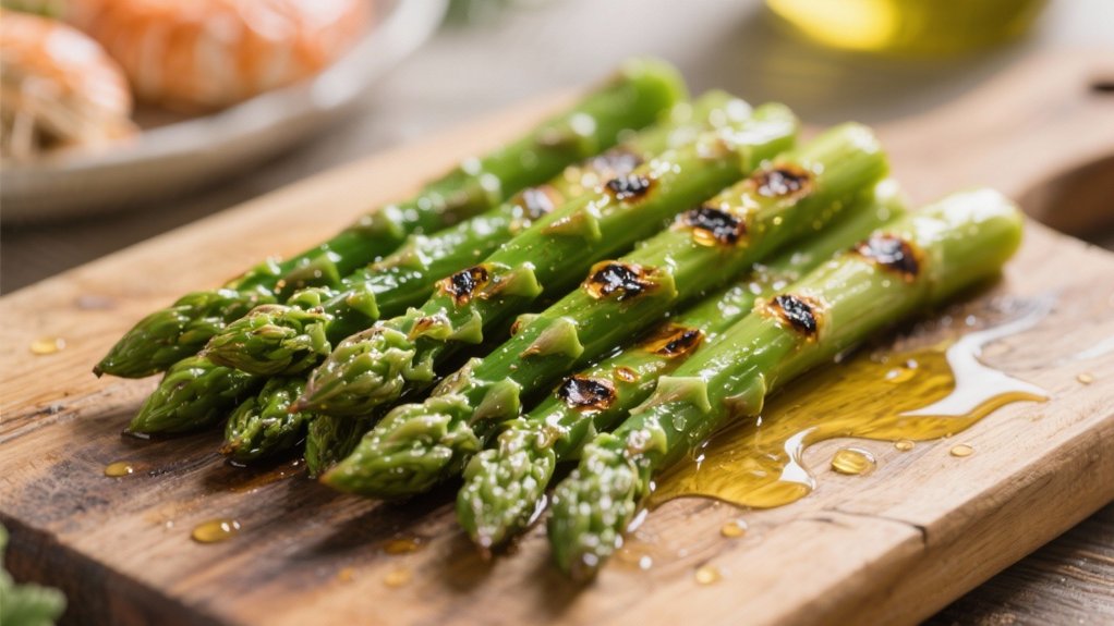 grilled asparagus olive oil