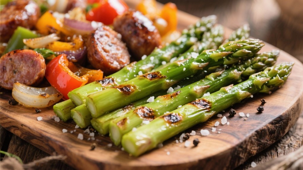 grilled asparagus with lemon