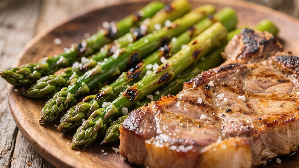 grilled asparagus with lemon