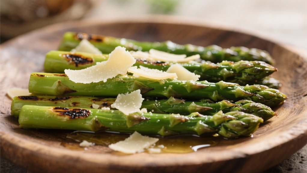 grilled asparagus with parmesan