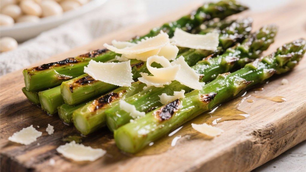 grilled asparagus with parmesan