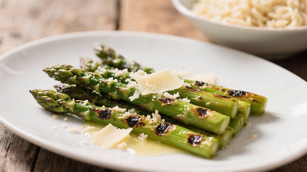 grilled asparagus with parmesan