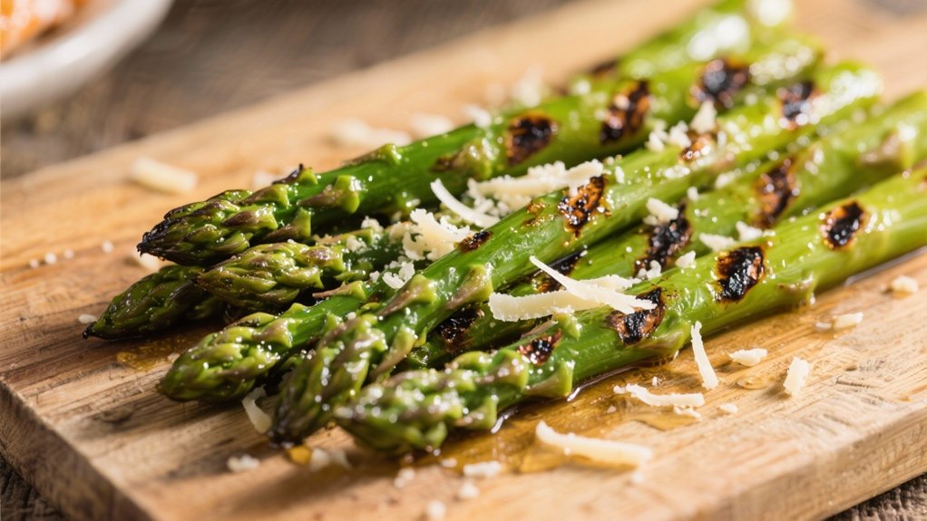 grilled asparagus with parmesan