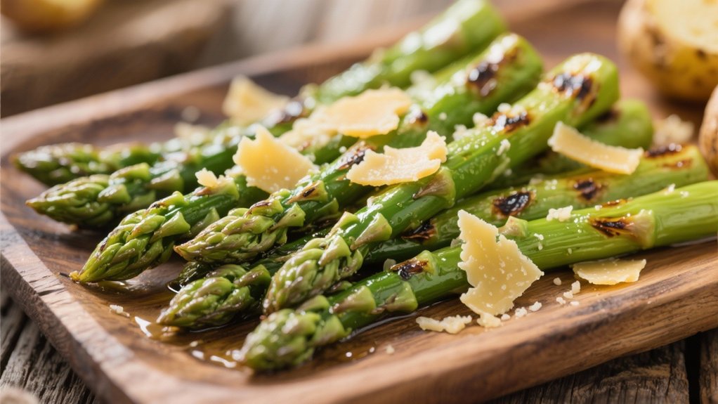 grilled asparagus with parmesan