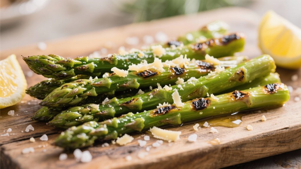 grilled asparagus with parmesan