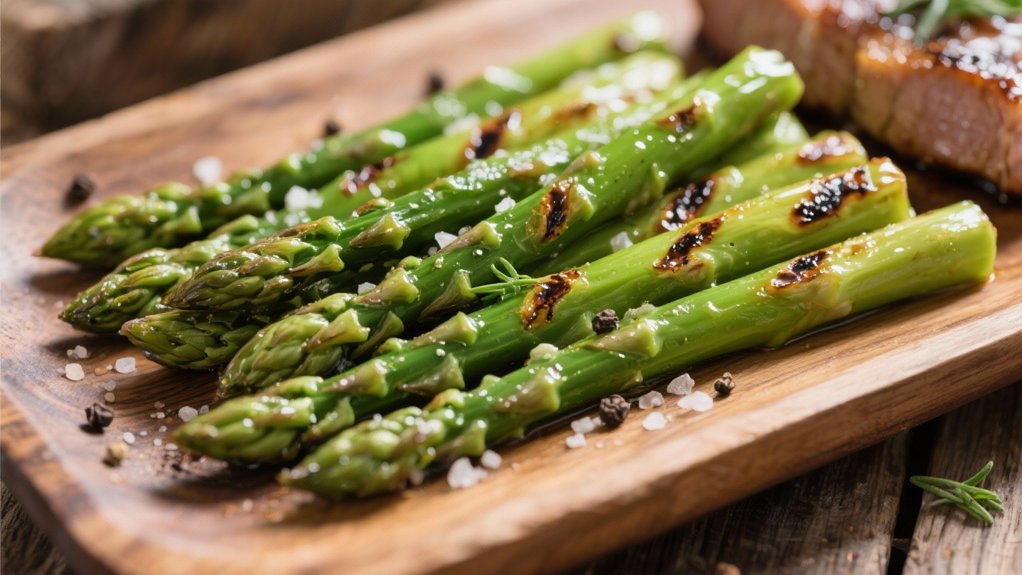 grilled asparagus with teriyaki