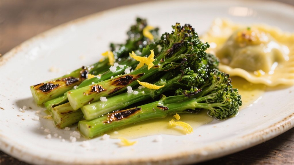 grilled broccolini with lemon