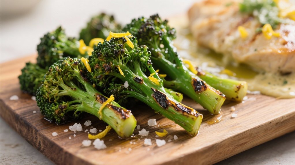 grilled broccolini with lemon