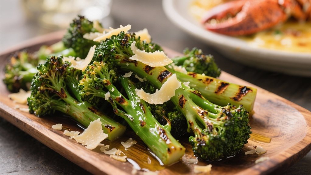 grilled broccolini with parmesan