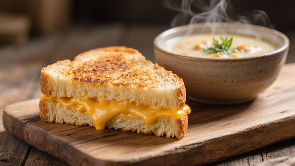 grilled cheese and chowder