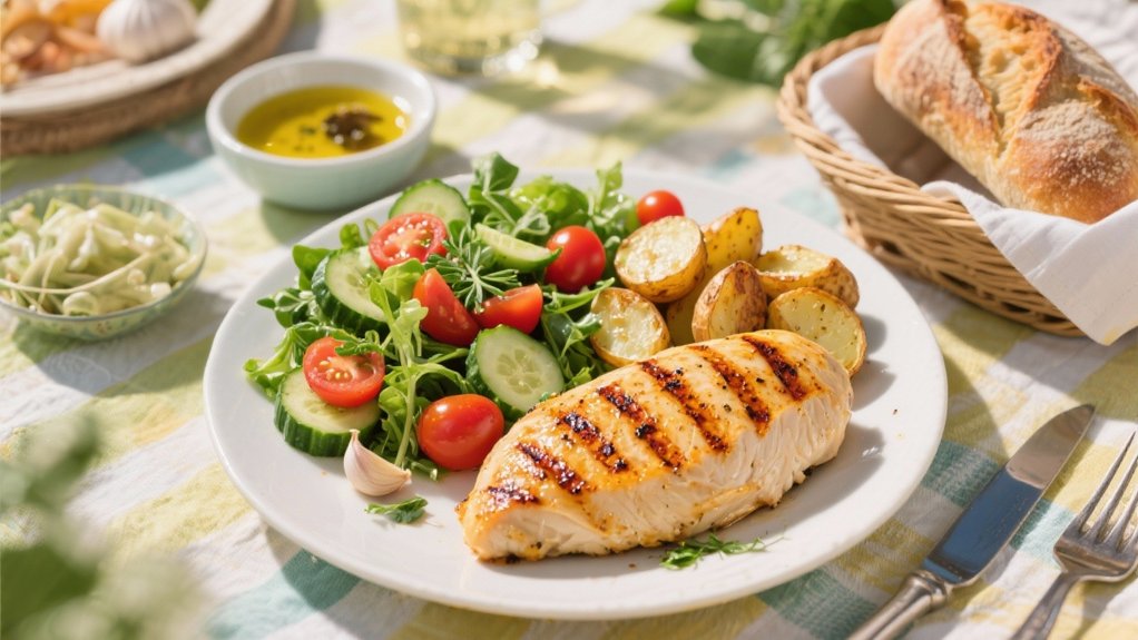 grilled chicken for salads
