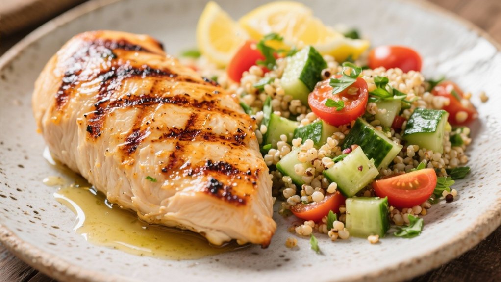 grilled chicken quinoa salad