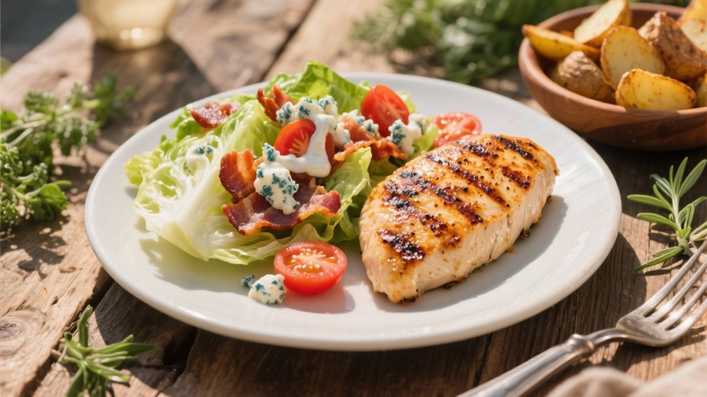 grilled chicken salad pairing
