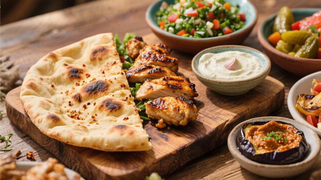 grilled chicken shawarma delight