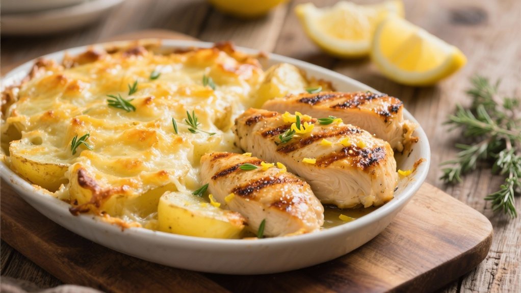 grilled chicken with lemon