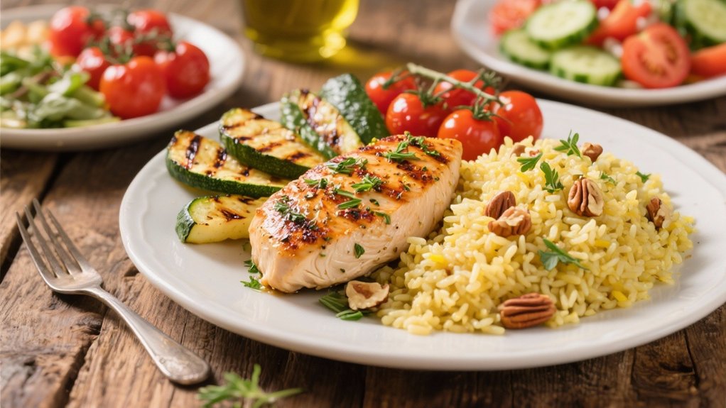 grilled chicken with mediterranean herbs