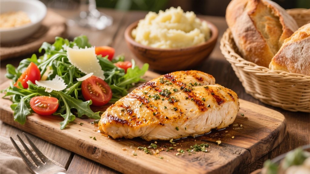 grilled chicken with seasoning