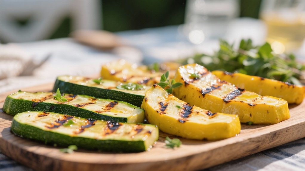 grilled colorful vegetable medley