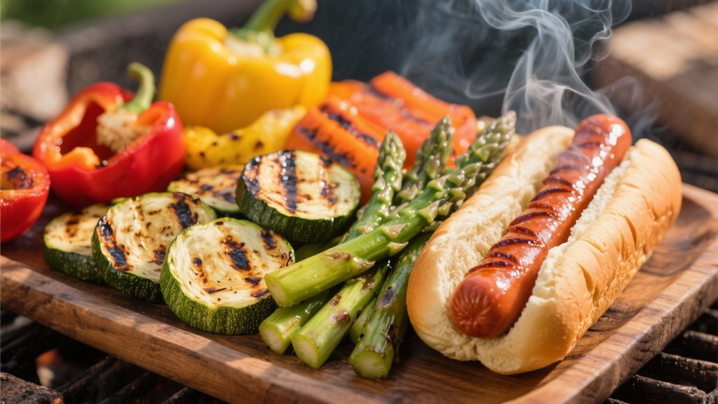 grilled colorful vegetables recipe