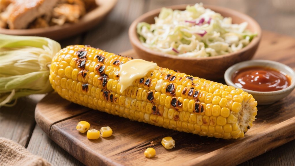 grilled corn caramelizes beautifully