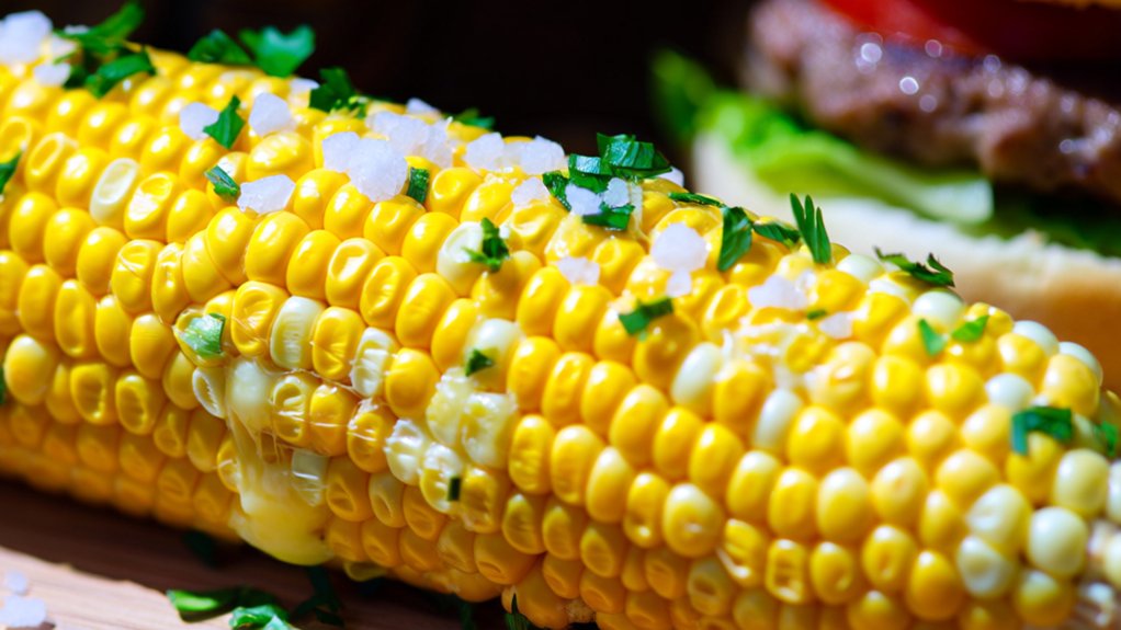 grilled corn enhances burgers