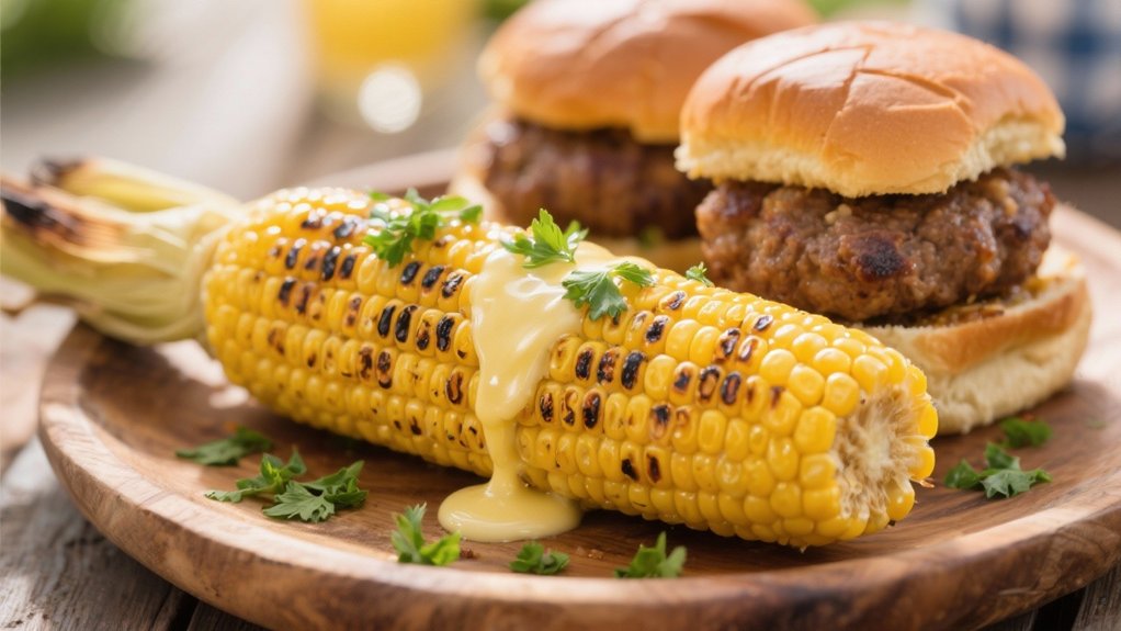 grilled corn on cob