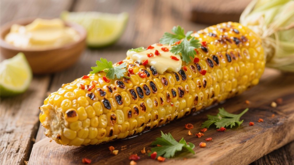 grilled corn with chili lime