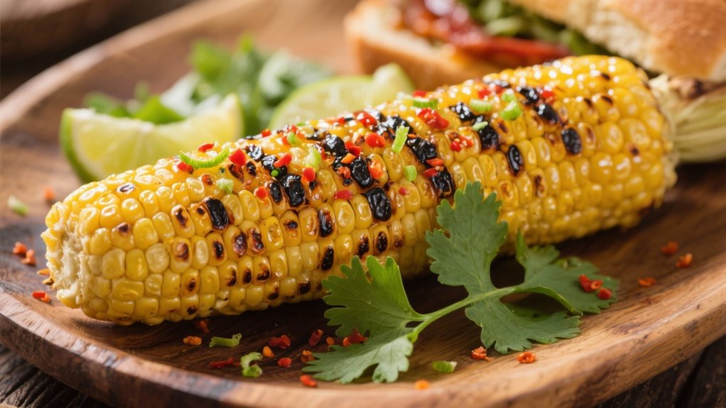 grilled corn with chili