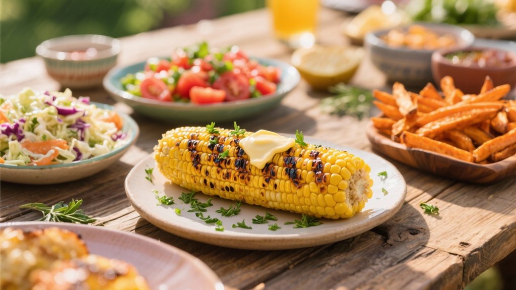 grilled corn with flavor
