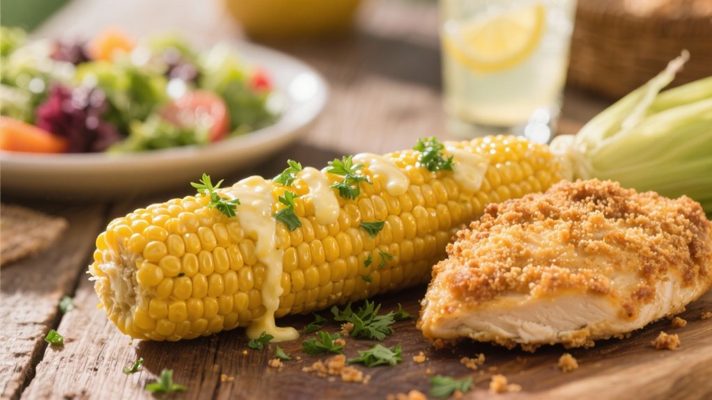grilled corn with flavor