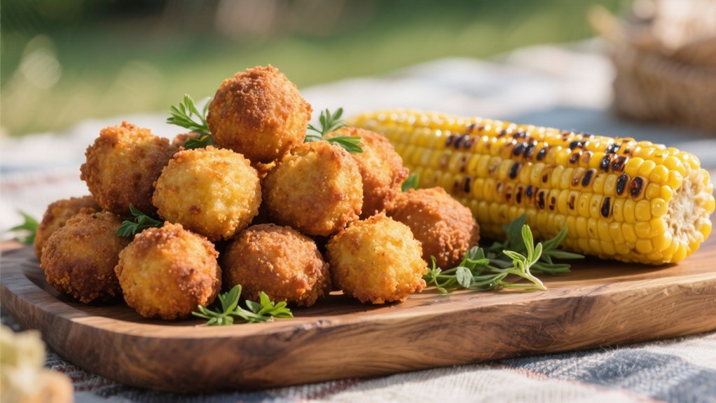 grilled corn with seasoning