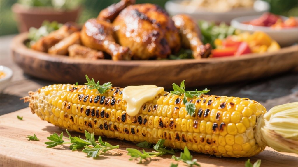 grilled corn with spices