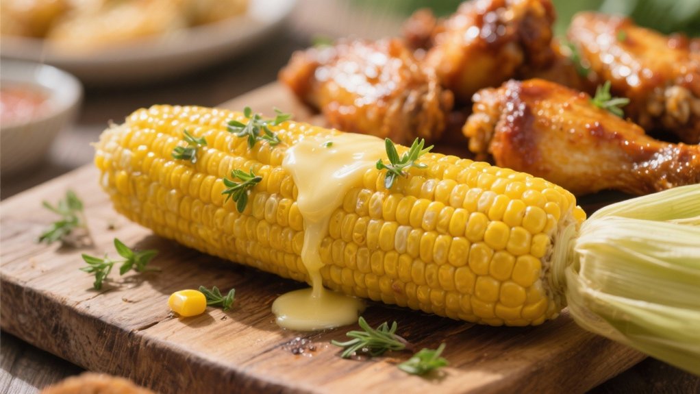 grilled corn with spices