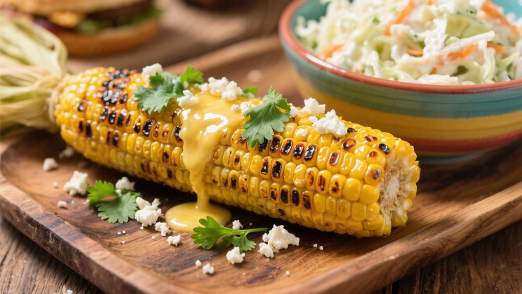 grilled corn with spices