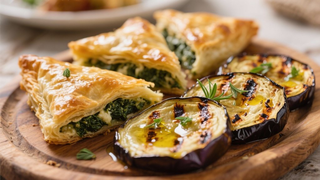 grilled eggplant with olive oil