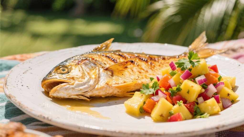 grilled fruity salsa delight